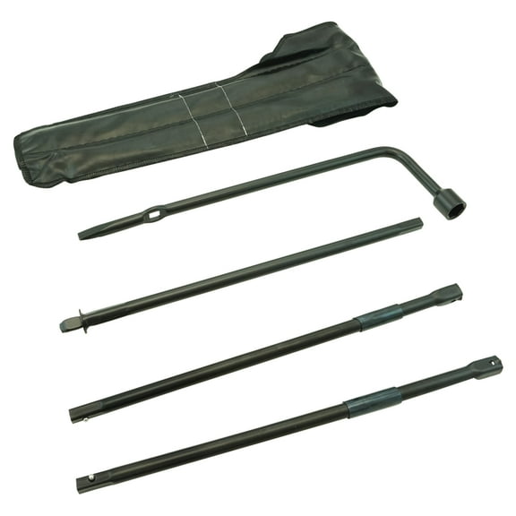 TRQ Spare Tire Lug Wrench Extension Jack Tool Kit Set for Colorado Canyon H3 WTA04566