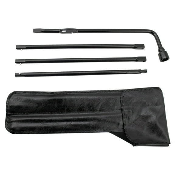 TRQ Spare Tire Lug Wrench & Jack Tool Kit for Chevy GMC Cadillac Pickup SUV WTA10144