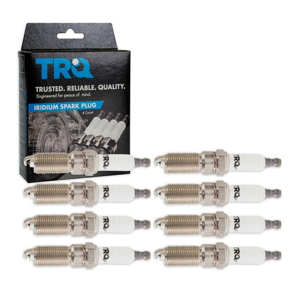 TRQ Spark Plug Set Fits 2017-2019 Cadillac 2014-2019 Chevrolet 2014-2019 GMC SPA02197