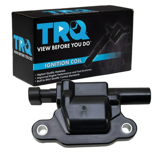 TRQ Square Style Ignition Coil for Chevy Trailblazer GMC Pontiac Buick Cadillac ICA61759