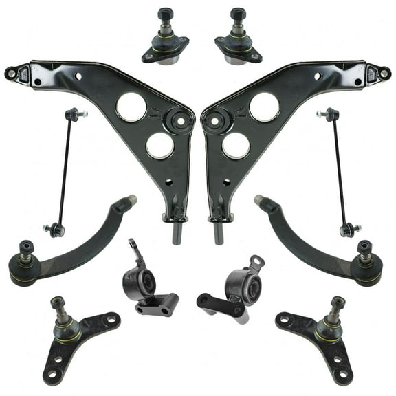 TRQ Steering Suspension Kit Control Arms Ball Joints Sway Links Sway Links 12pc PSA63488 Fits select: 2003-2008 MINI COOPER