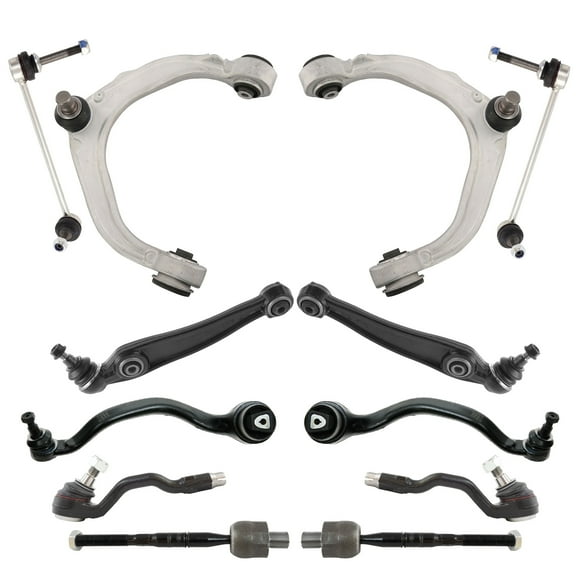 TRQ Steering Suspension Kit Control Arms Ball Joints Sway Links Tie Rods 12pc PSA64986 Fits select: 2007-2013 BMW X5, 2008-2014 BMW X6