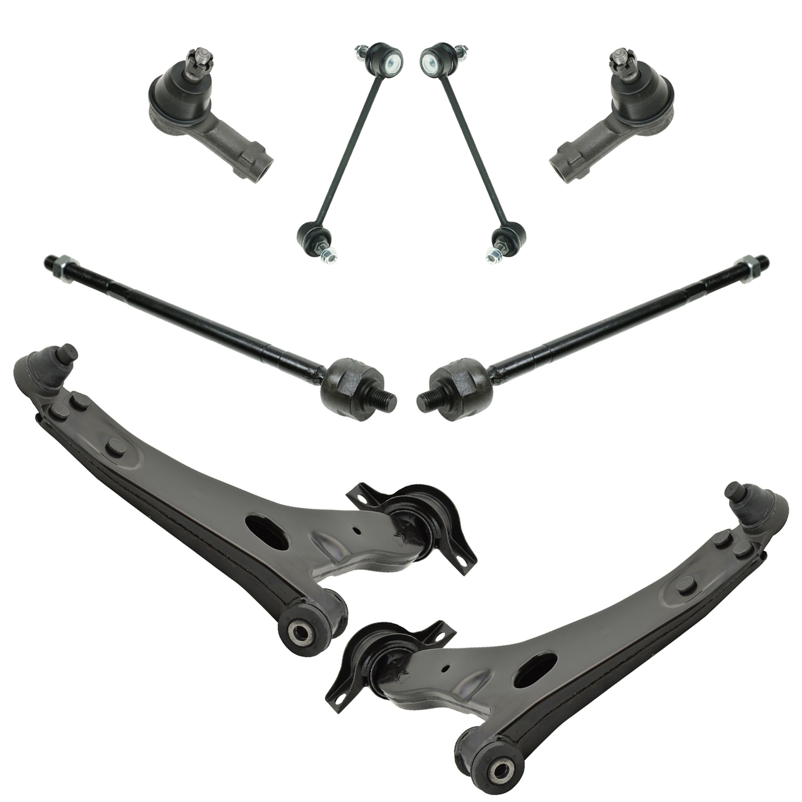 AM Autoparts 10-Piece Front Steering & Suspension Kit – Ford Escape, Mazda Tribute, Mercury Mariner 2005-2007