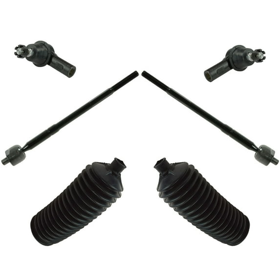 TRQ Steering Tie Rod End LH RH Inner Outer Kit Rack Boot Bellow for Honda Isuzu PSA58510