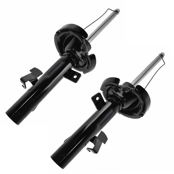 TRQ Strut Assembly Front LH Left & Right RH Pair Set for Volvo C30 S40 V50 SBA56750