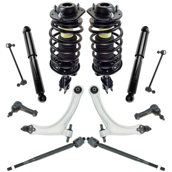 TRQ Strut Spring Shock Control Arm Sway Bar Link Tie Rod End for Cobalt HHR G5 PSA56185
