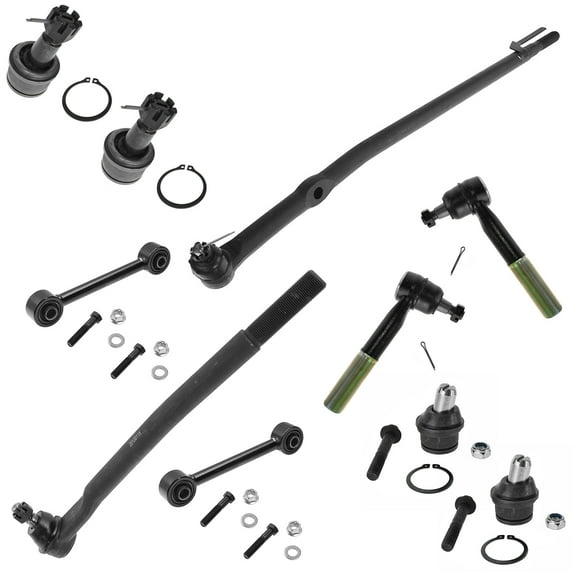 TRQ Sway Bar Link Ball Joint Tie Rod End Front LH RH Kit for Ford Super Duty 2WD PSA58954