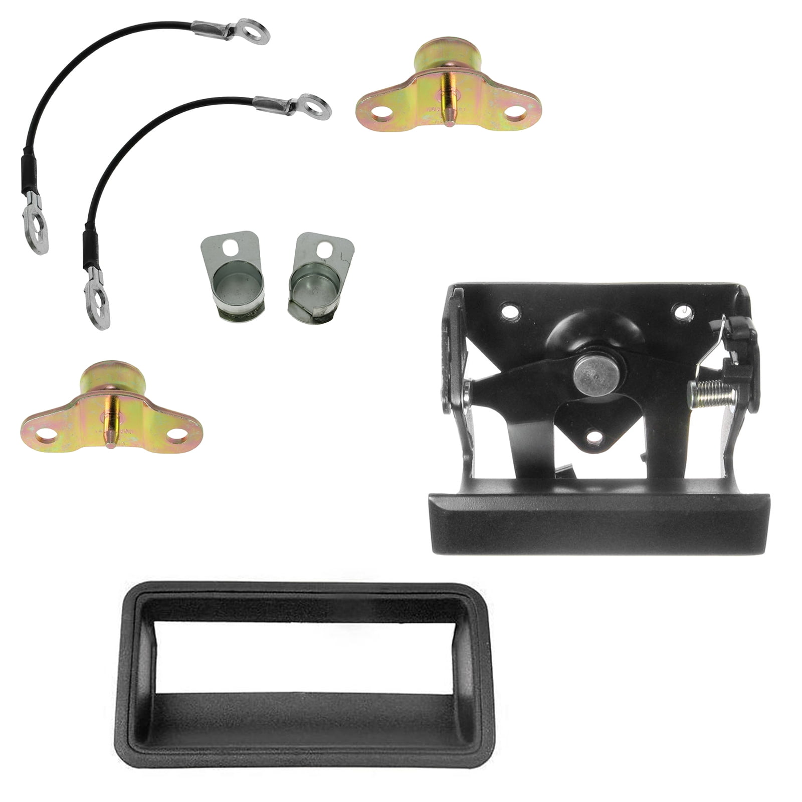 TRQ Rear Tailgate Molding Trim Black For Ford F150 F250 LD Pickup Truck New Bda30537