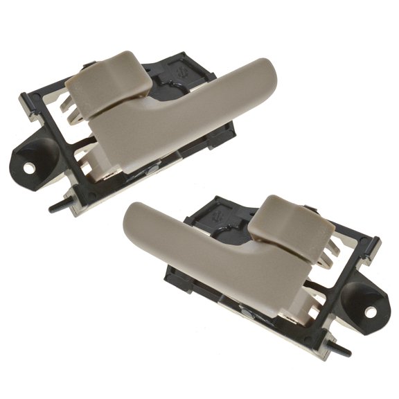 TRQ Tan Inner Inside Interior Door Handle LH & RH Pair Set for Camry ES300 DHA37389