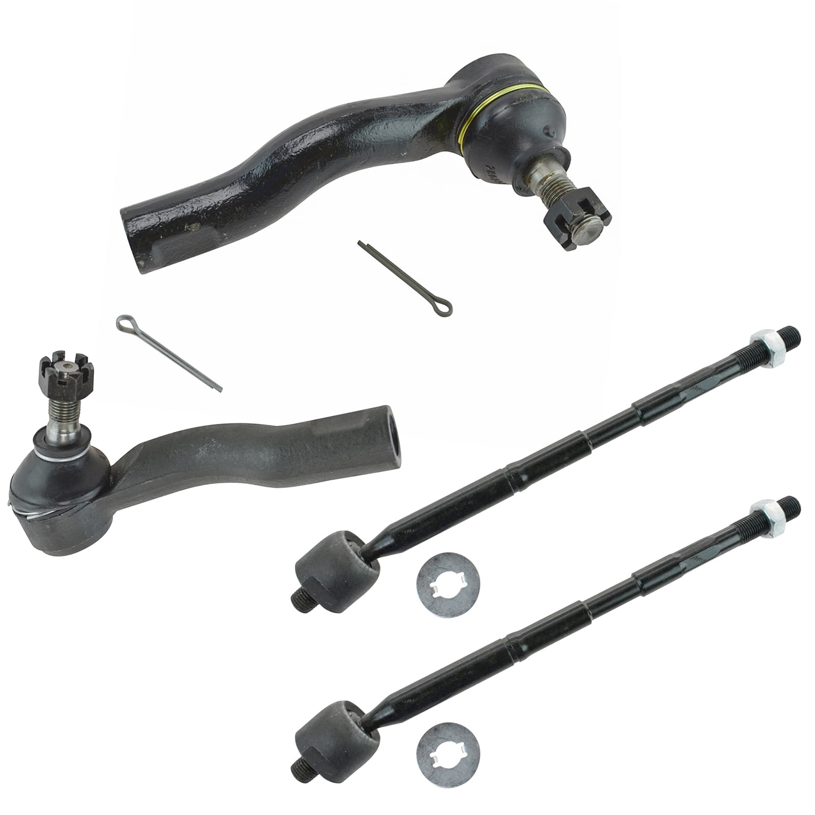 TRQ Tie Rod End Outer & Inner LH RH Kit Set of 4 for 05-10 Scion TC New PSA55325 Fits select: 2005-2010 TOYOTA SCION TC