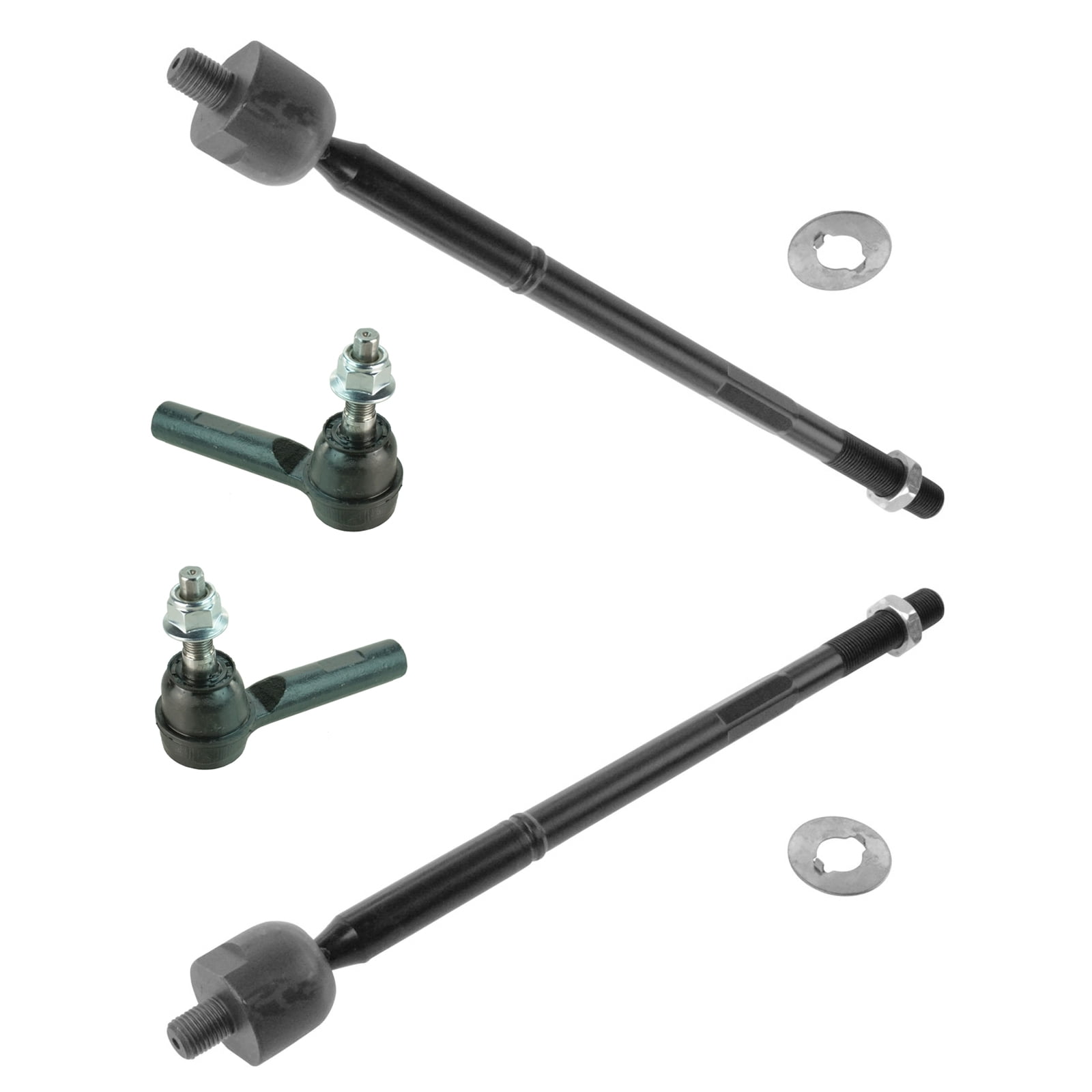 TRQ Tie Rod Kit Inner & Outer LH RH Front Set of 4 for Chrysler Dodge RWD New PSA55100 Fits select: 2011-2019 DODGE CHARGER, 2014 CHRYSLER 300C
