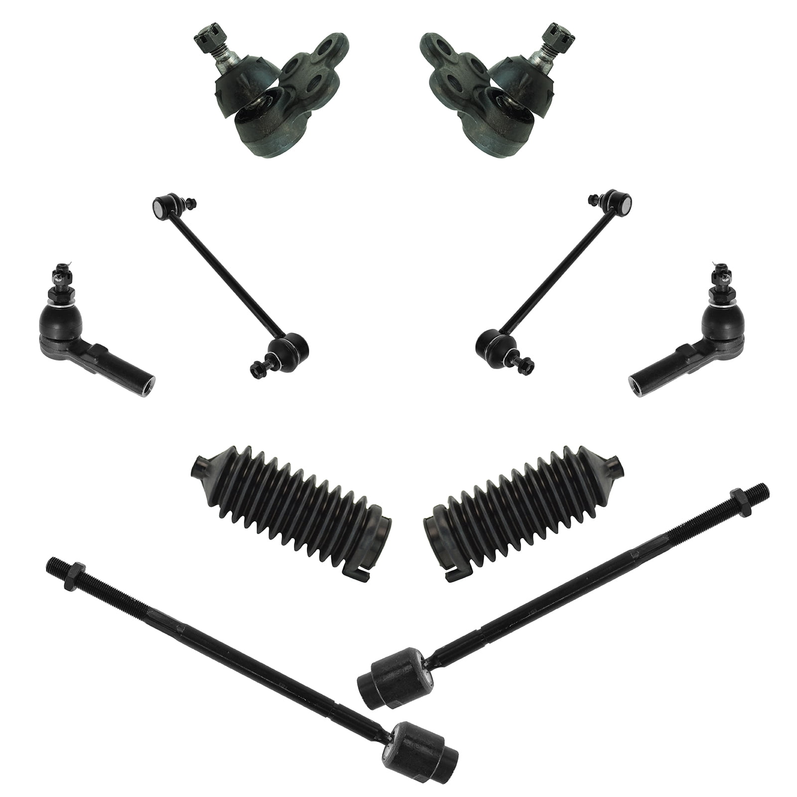 TRQ Rear Sway Bar Link Kit For 2003-2008 Mazda 6 - 2 Piece Stabilizer Set