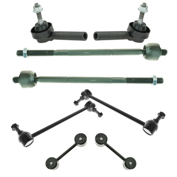 TRQ Tie Rod Sway Bar Link Suspension Kit Set for Town Country Grand Caravan PSA56148