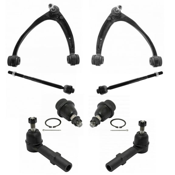 TRQ Upper Control Arm Lower Ball Joint Inner Outer Tie Rod End LH RH of 8 New PSA59327 Fits select: 2007-2013 CHEVROLET SILVERADO, 2007-2014 CHEVROLET TAHOE