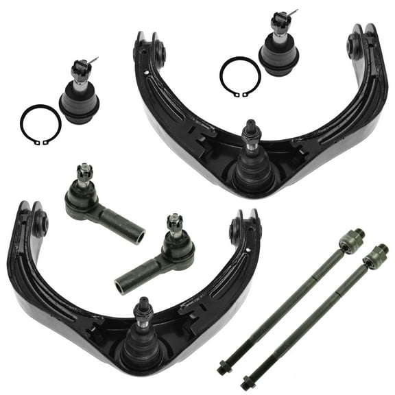 TRQ Upper Control Arm Lower Ball Joint w/ Inner Outer Tie Rod Set for Ram 1500 PSA58868 Fits select: 2006-2008 DODGE RAM 1500