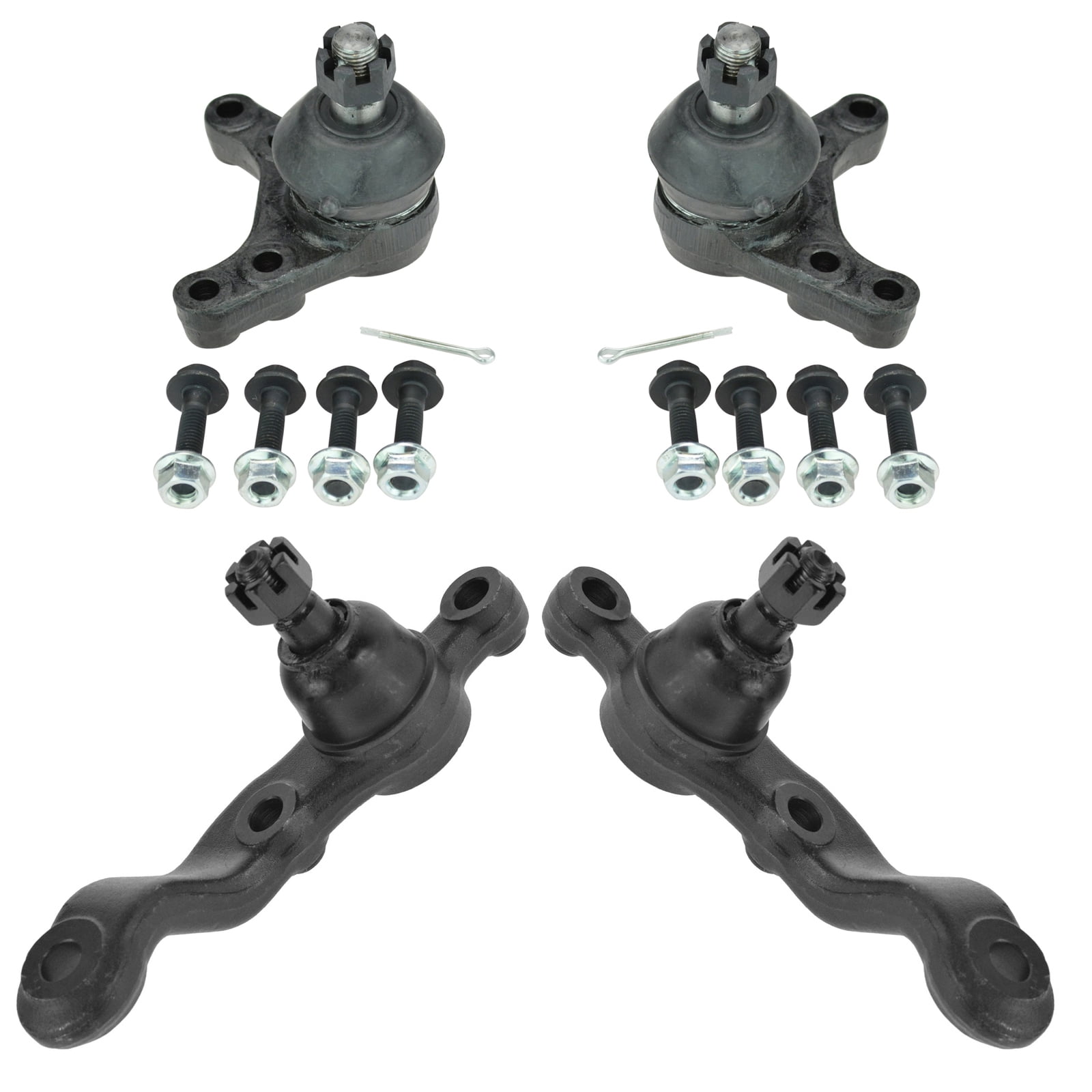 TRQ Upper Lower Ball Joint Front LH RH Set of 4 for 95-04 Tacoma 2WD New PSA63294