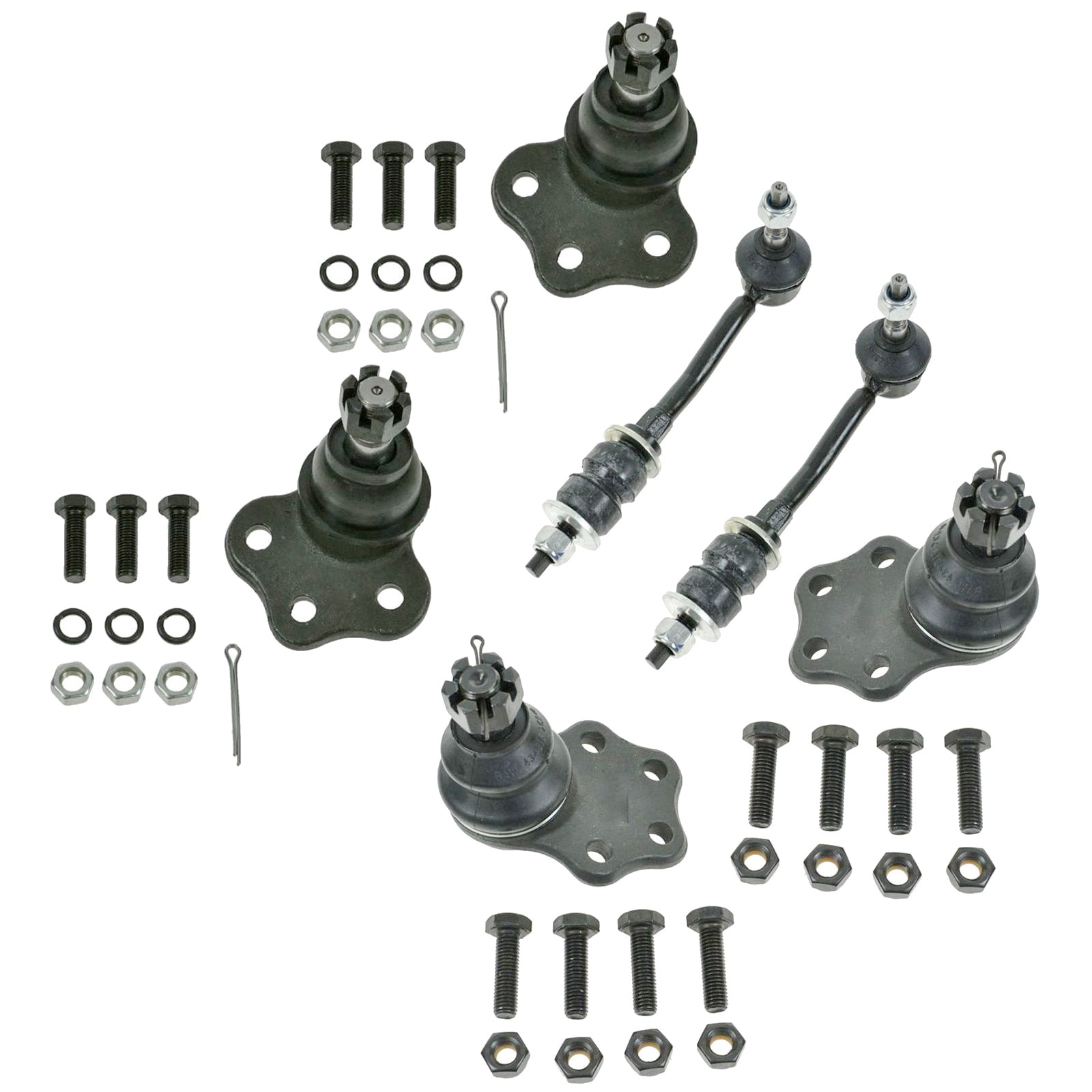 TRQ Upper Lower Ball Joint Sway Bar End Link Steering Suspension Kit ...