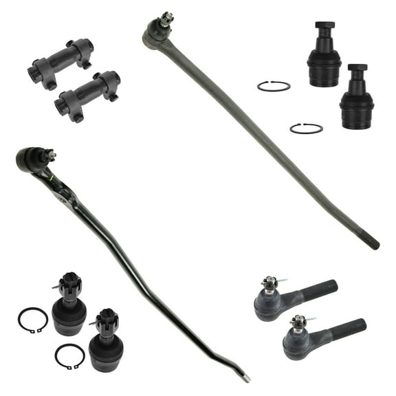 TRQ Upper Lower Ball Joint Tie Rod Adjusting Sleeve Set of 10 for Ford F350 4WD PSA58566
