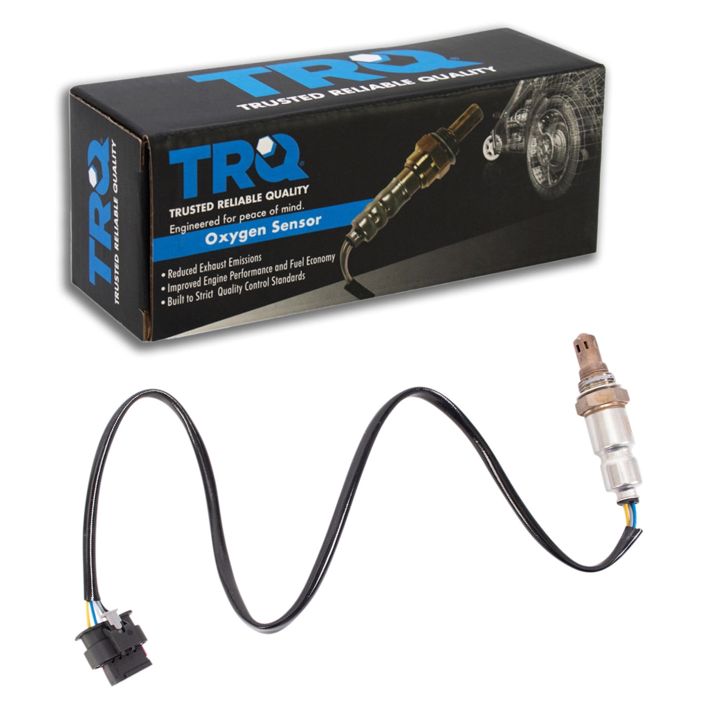TRQ Upstream Left O2 Oxygen Sensor Fits 2018-2021 Ford F-150 OSA60686