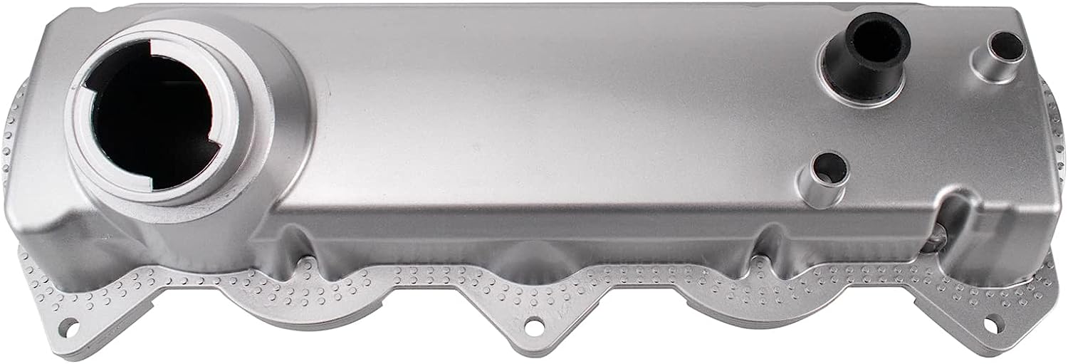 TRQ Valve Cover Compatible With 2010-2019 BMW X5, X3, 5 Series & More – Plastic, Black, Includes Gaskets