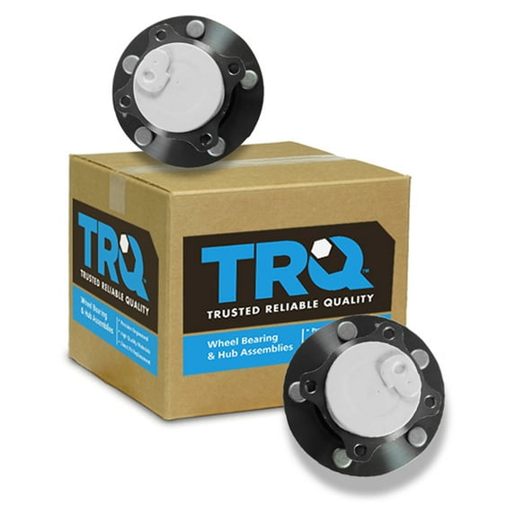 TRQ Wheel Bearing & Hub Assembly Rear Pair Set for Mazda 3 5 ABS NEW BHA53704