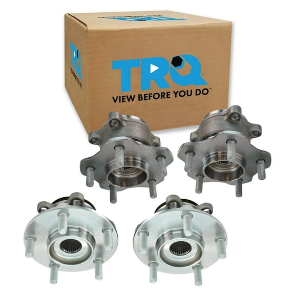 TRQ Wheel Bearing & Hub Assembly Set Fits 08-13 Nissan Rogue 14-15 Rogue Select BHA34239