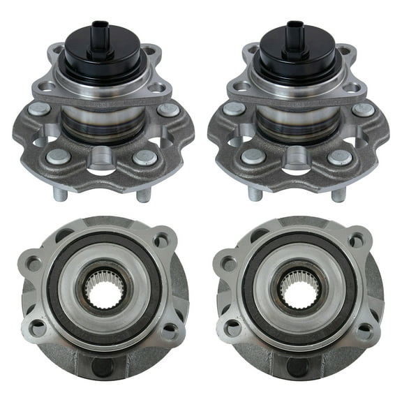 TRQ Wheel Bearing & Hub Assembly Set Fits 2012-2017 Toyota Prius V BHA32984