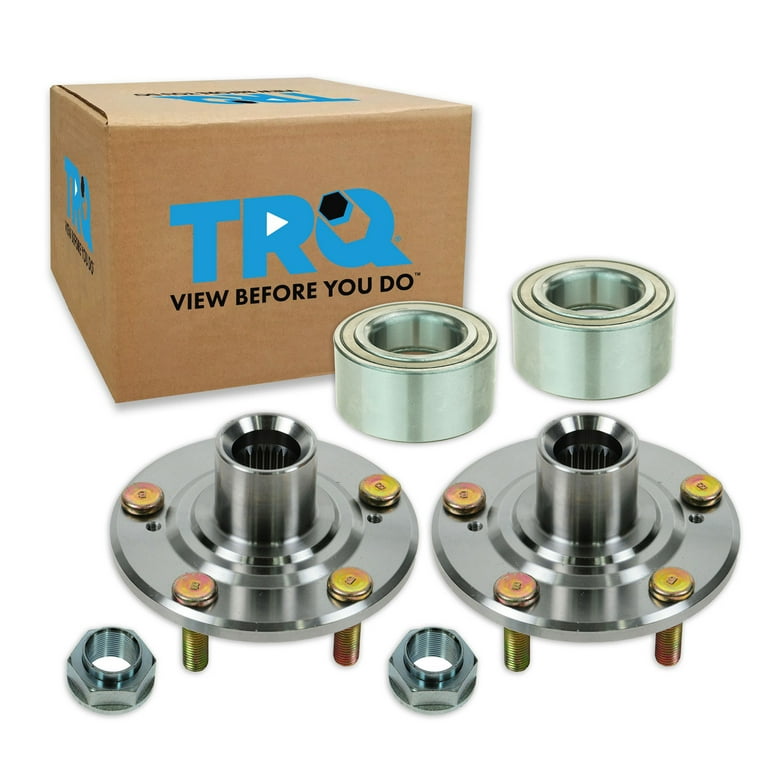 TRQ Wheel Bearing &amp; Hub Pair Kit Set for Honda Acura Accord CL TL 