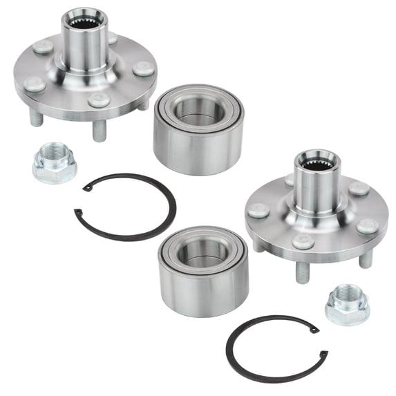 TRQ Wheel Bearing and Hub Front pair for Matrix Celica Corolla BHA53196