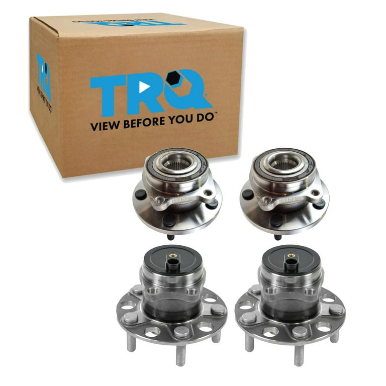 TRQ Wheel Hub Bearing Set Fits 11-14 Chrysler 200 07-10 Sebring 08
