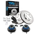 thumbnail image 1 of TRQ Wheel Hub Ceramic Brake Pad Rotor Kit w/Chemicals BKA16116 Fits select: 2000-2005 CHEVROLET IMPALA, 2000-2005 BUICK LESABRE, 1 of 5