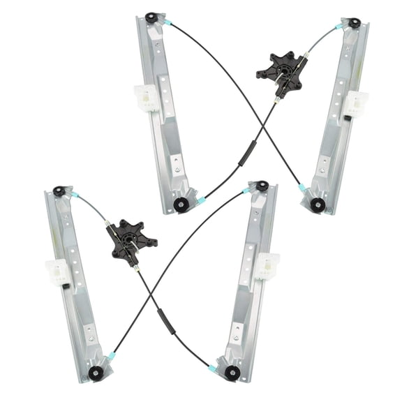 TRQ Window Regulators Front LH & RH Pair of 2 for Town & Country Grand Caravan WRA50790