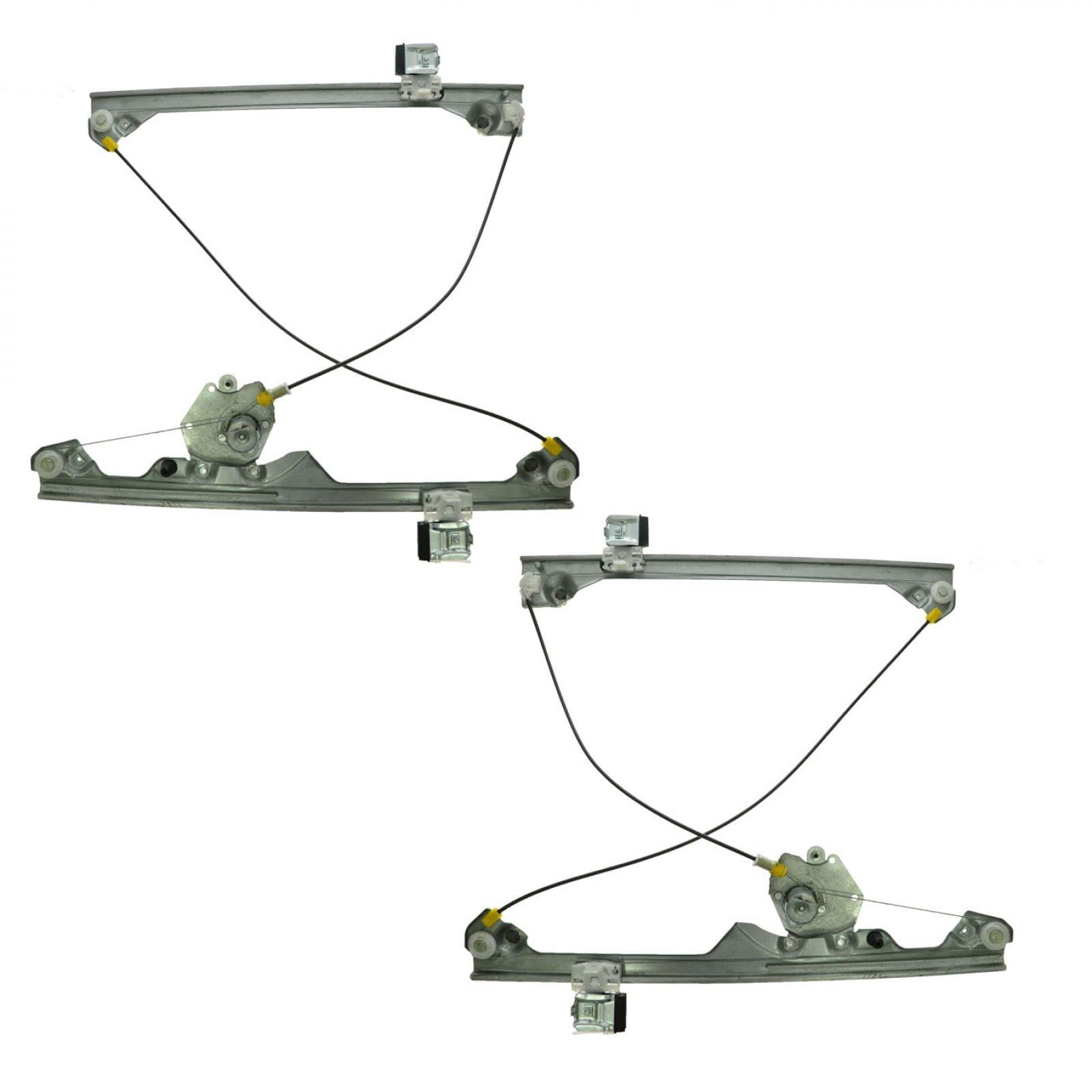 TRQ Window Regulators Manual Left & Right Pair for Chevy Silverado GMC