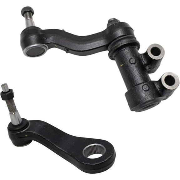 TRQSteering Pitman Arm & Idler Arm with Bracket Kit for Silverado Sierra HD Fits select: 2011-2018 CHEVROLET SILVERADO, 2011-2018 GMC SIERRA