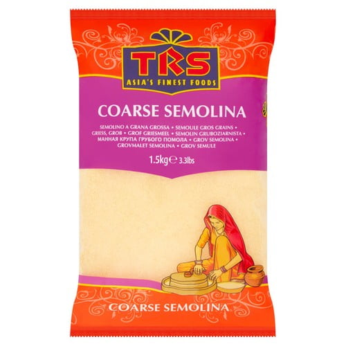 TRS Coarse Semolina 1500g, British Import (Pack of 2)