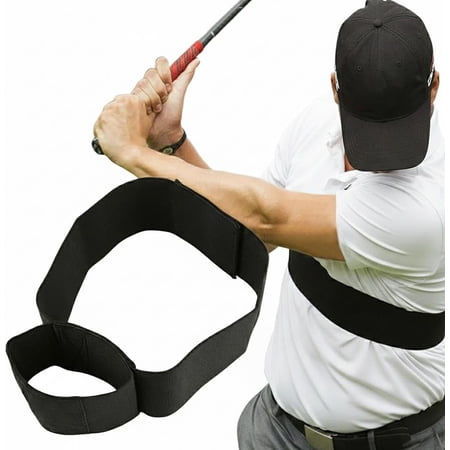 TRS Slider Golf Training Aid, Swing Correcting Arm Band, The Connector Golf Training Aid Adjustable for Swing Correcting Improve Swings Stability, for Beginners Golfs Sports