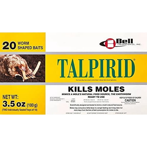 TRTD11230 Talprid Mole Bait, Yellow