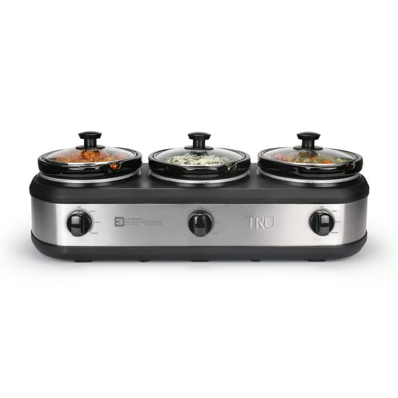 TRU Triple Crock Buffet Slow Cooker