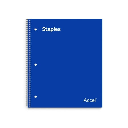 Staples TRU RED 1-Subject 8 x 11 Graph Ruled Blue TR58323M