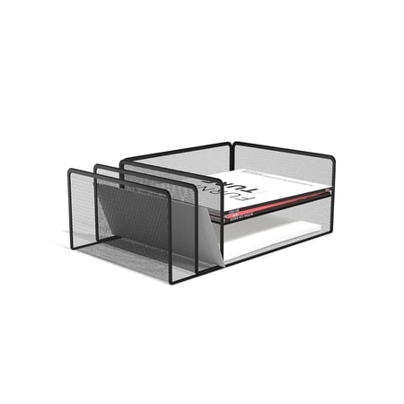 Staples TRU RED 4 Compartment Wire Mesh Horizontal File Organize TR57538-CC