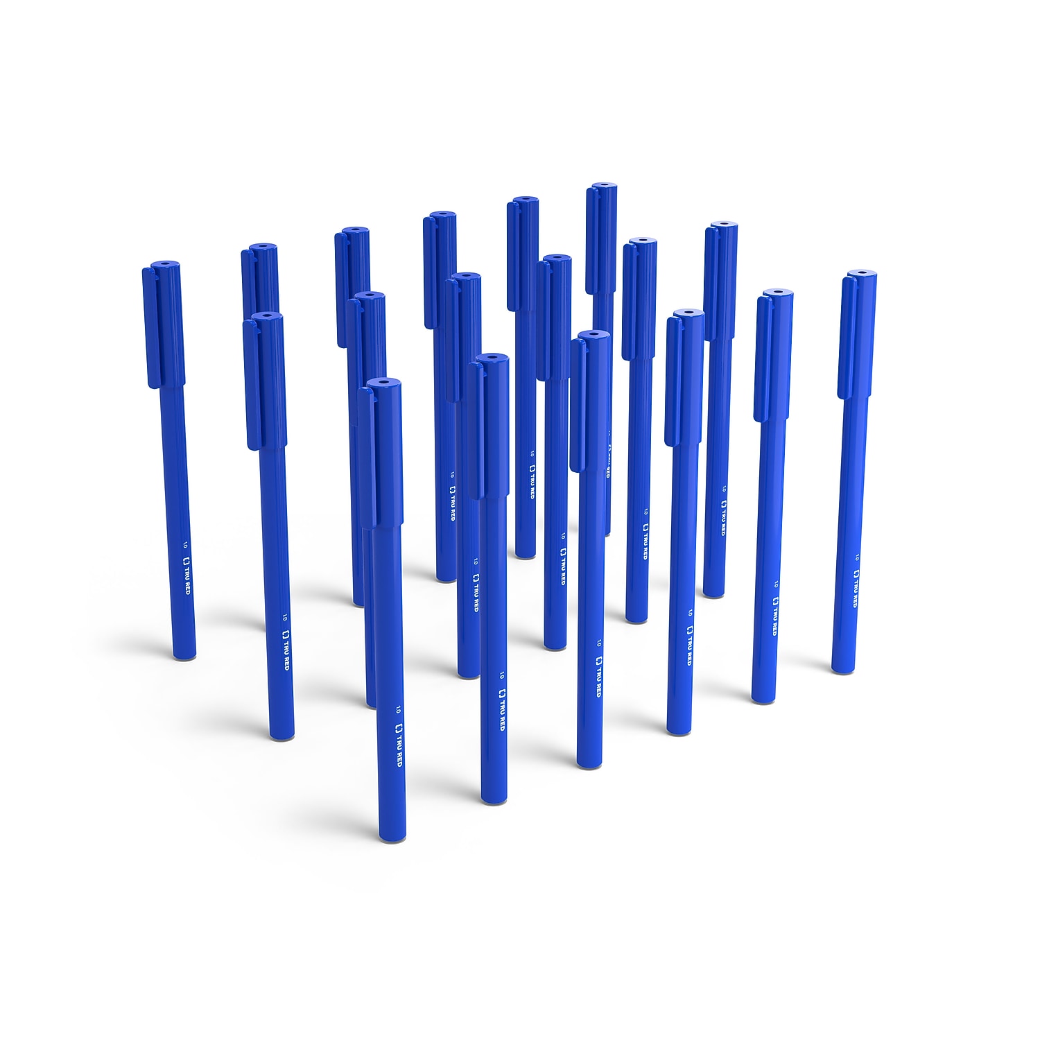 Staples TRU RED Ballpoint Pen Medium Point 1.0mm Blue 180/Carton TR52863-CCVS