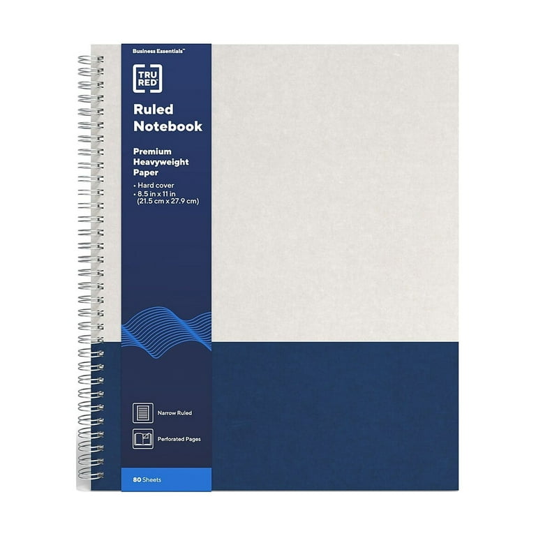 J.Burrows A5 Spiral Notebook 200 Pages 5 Pack