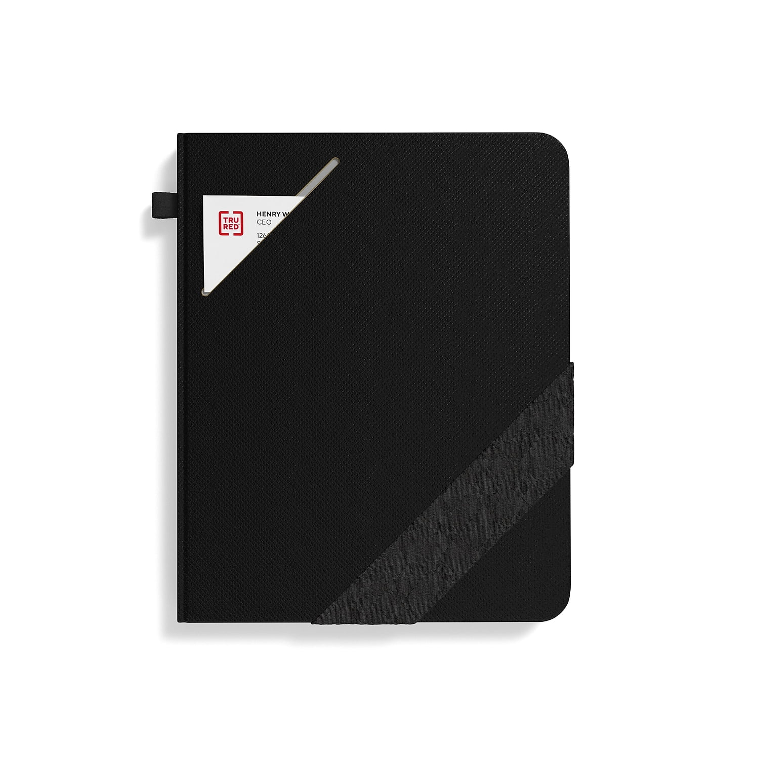 Staples TRU RED Large Starter Journal Black TR58412