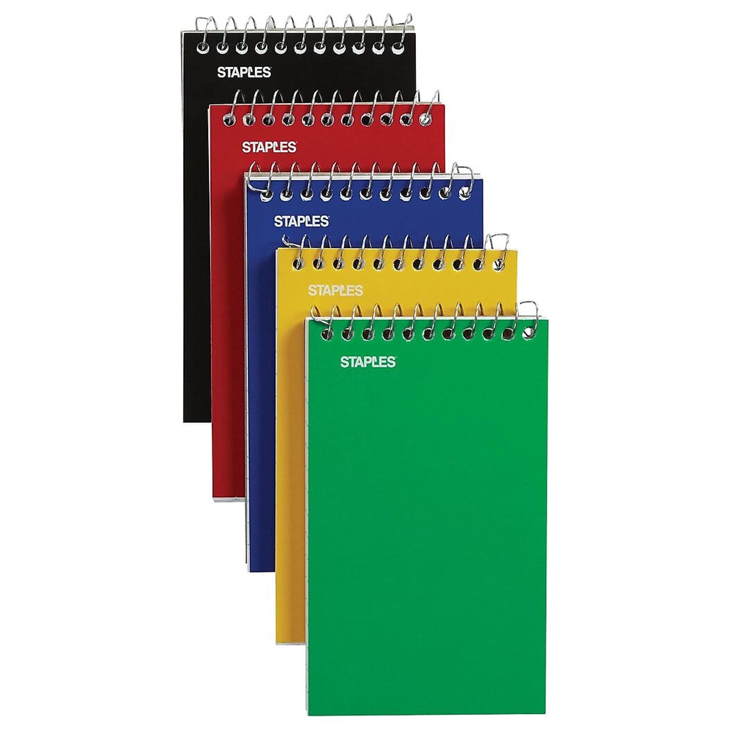TRU RED Memo Pads 3" x 5" College Ruled Assorted Colors 75 Sheets/Pad