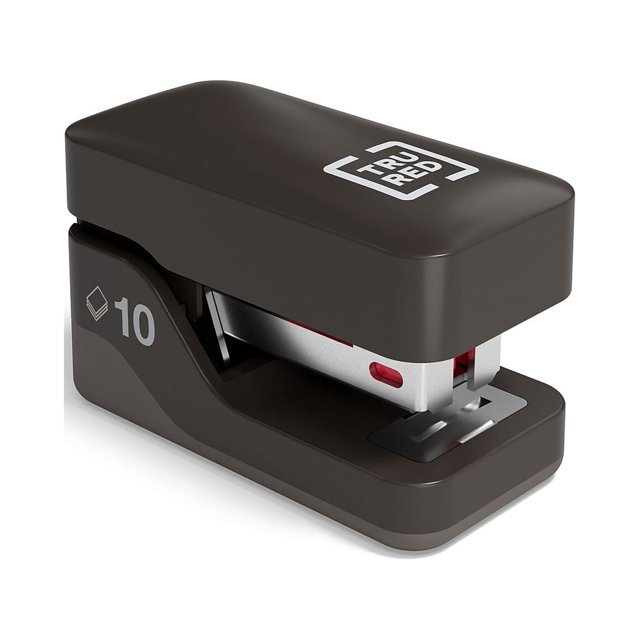 TRU RED Mini Stapler 10Sheet Capacity Black 3/Pack
