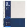 thumbnail image 1 of Staples TRU RED Large Hard Cover Ruled Notebook Gray/Blue TR55737, 1 of 7