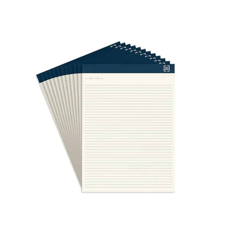 Notepads, Narrow Rule, 50 Ivory 8.5 x 11.75 Sheets, 12/Pack Notepads, Narrow Rule, 50 Ivory 8.5 x 11.75 Sheets, 12/Pack