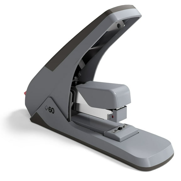 Staples TRU RED One-Touch High-Capacity Flat-Stack Stapler 60 Sht Capacity Blk/Gray TR58490
