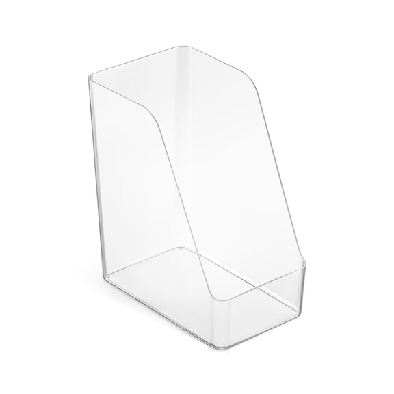 TRU RED Plastic Magazine File Clear (TR62287)