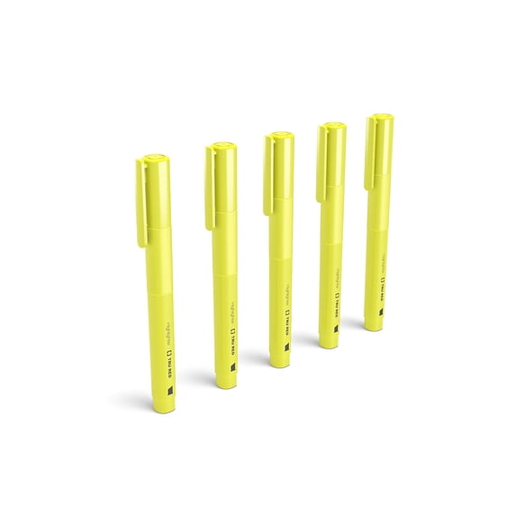 Staples TRU RED Pocket Highlighter with Grip Chisel Tip Yellow 15/Carton TR54578-CCVS